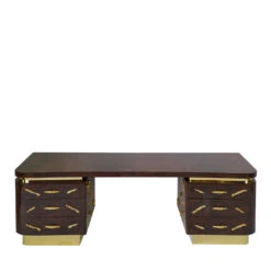 Mahogany Briar Root Writing Desk