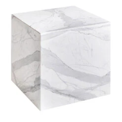 Kubo White Carrara Coffee Table