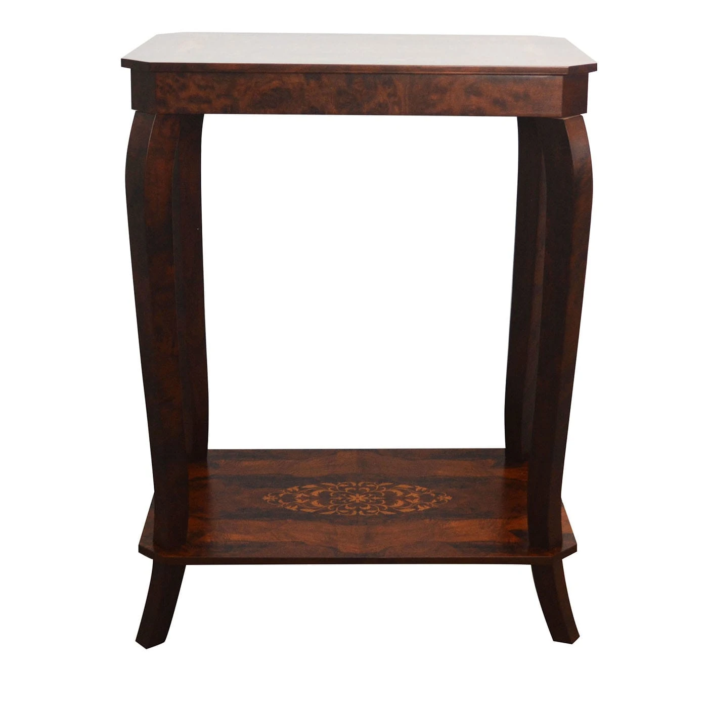 Musical Walnut Briar Side Table With Storage Unit 3 Musical Walnut Briar Side Table With Storage Unit