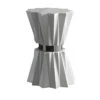 Marylin White Sculptural Decorative Side Table