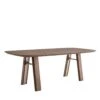 Bridge Large Canaletto Walnut Table