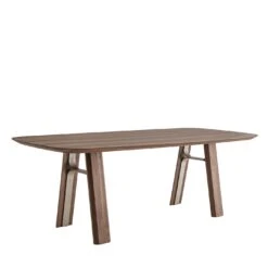 Bridge Large Canaletto Walnut Table