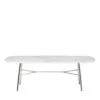 0128/S Yuki Coffee Table With Carrara Top By Ep Studio
