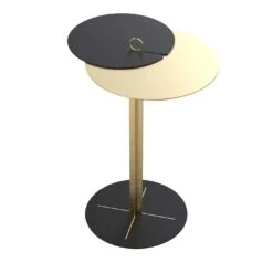 ED021 Black And Brass II Side Table