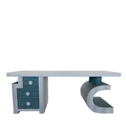 Scriba Azure & Gray Desk