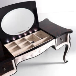 Ebony And Cherry Vanity Table -Slide Sales ANNICO 123 D20200803 24 1of3rgj
