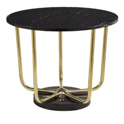 Star 2 Table With Marquina Marble