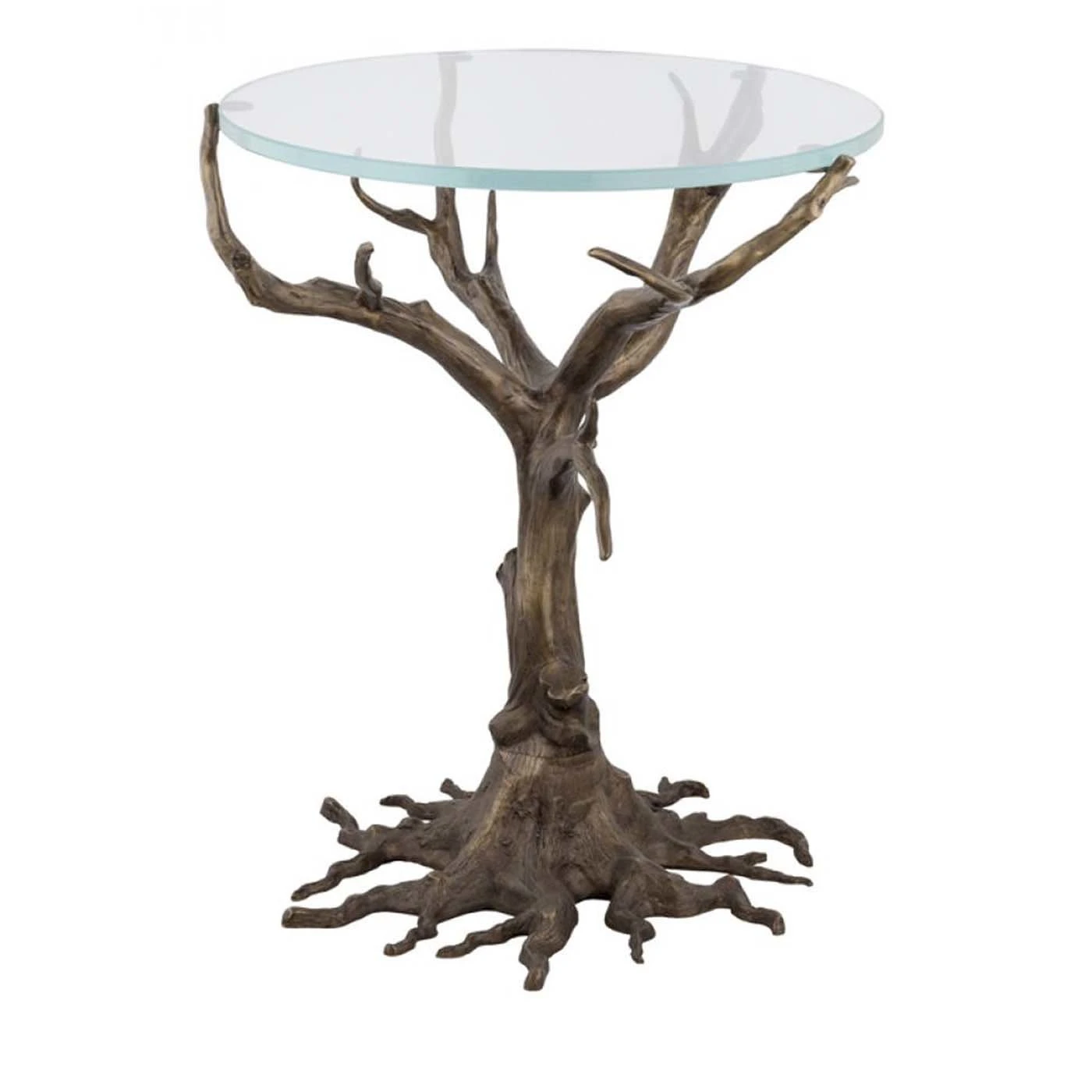 Quercia Side Table With Glass Top 3 Quercia Side Table With Glass Top