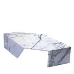 White Origami Table By Patricia Urquiola