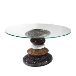 Stone Round Dining Table