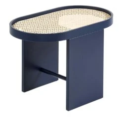 Piani Steel Blue Side Table By Patricia Urquiola