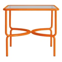 Locus Solus Orange Bistro Table By Gae Aulenti