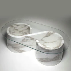 Sergio Marble Coffee Table -Slide Sales FELLLU 001 D20200313 47 139tvgd