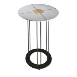 Aureola D45 C White Bistro Table