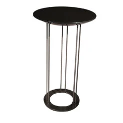 Aureola Black Tall Bistro Table
