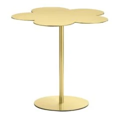 Flowers Large Brass Side Table By Stefano Giovannoni