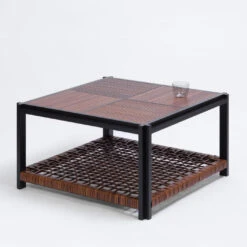 Structura Crisscross 2-Level Square Coffee Table -Slide Sales GIOBGE 205 B20190305 11986 8xfwiv