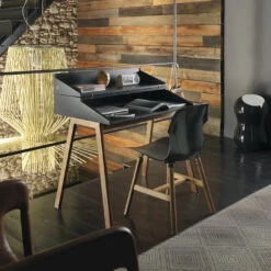 Bureau Black Writing Desk By Esa Vesmanen -Slide Sales HORMPN 025 E20190731 7 gxmnkp