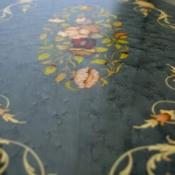 Blue Maple Oval 2-Tier End Table -Slide Sales LEONNA 028 C20200717 10 jxg5pr