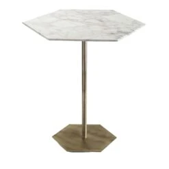Ted Bistro Table With Marble Top