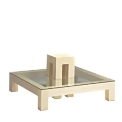 Brunelleschi Low Table With Four Stools By Ferdinando Meccani