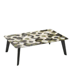 Owen Metallic Pattern Coffee Table
