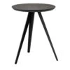 Aky Contract Black Tripod Bistro Table By Emilio Nanni