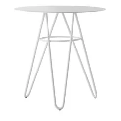Self White Bistro Table By Giacomo Cattani