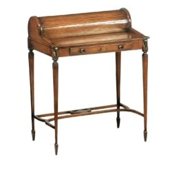 French Empire-Style Roll-Top Writing Desk #1