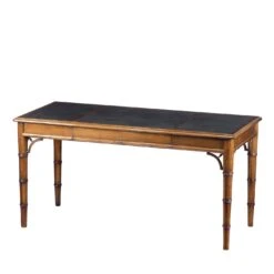 Chippendale-Style Bamboo-Like Desk