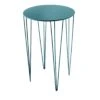 Chele Blue Round Side Table #1