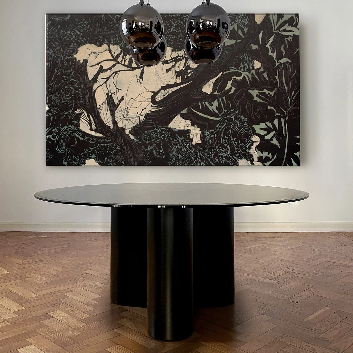 Giorgia Glass Round Table 5 Giorgia Glass Round Table - Image 3