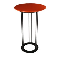 Aureola Red Tall Side Table