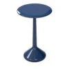 Glossy Laquered Blue Side Table
