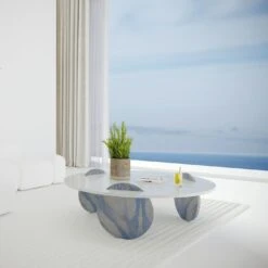 Circus Carrara & Azul Macaubas Coffee Table By DebonaDemeo -Slide Sales j70mxecns64rpmhiqq6o2wulx7xj