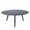 Orio Blue Round Coffee Table By Dario Gaudio & Alessandro Stabile