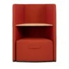 True TO-TO Red Desk With Pouf