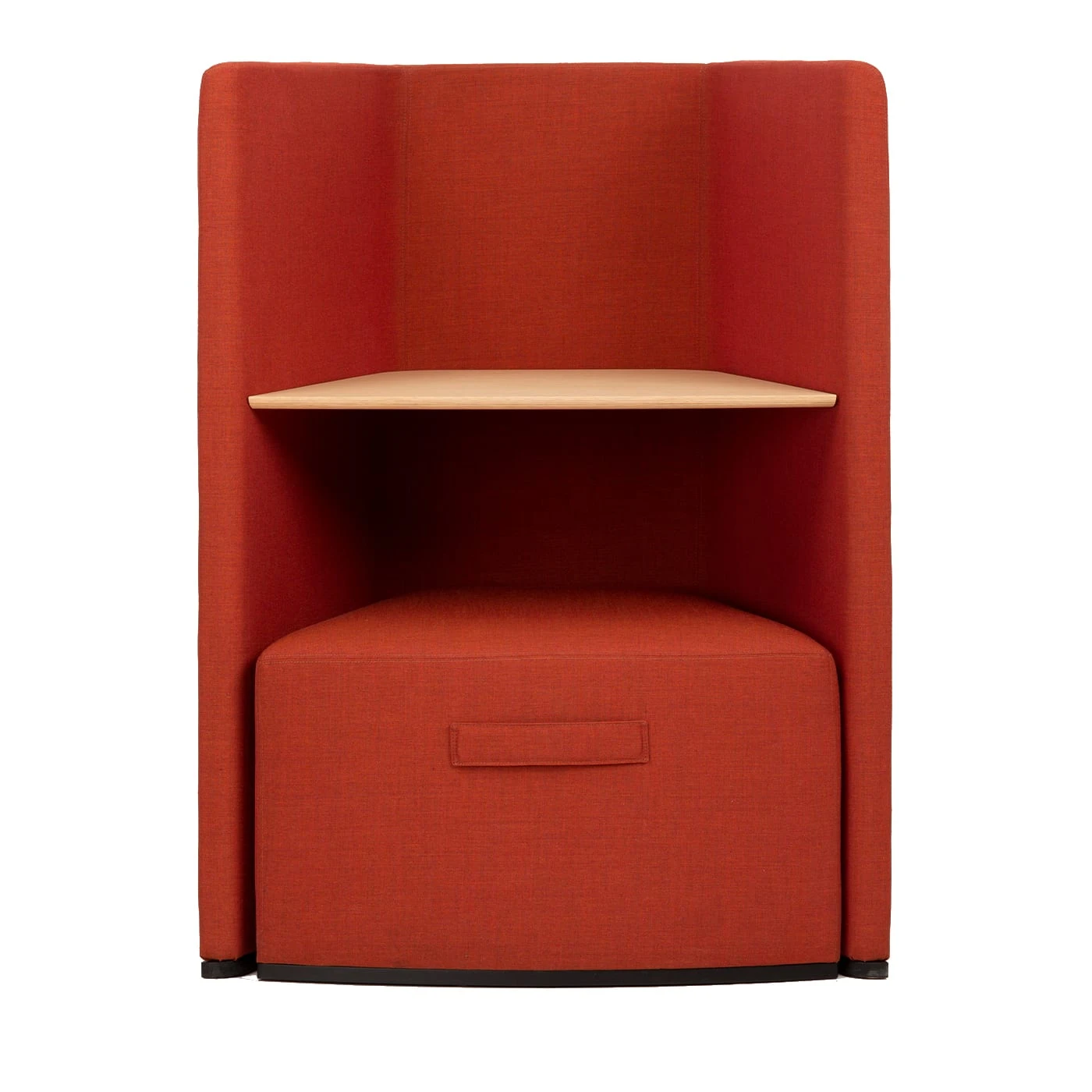 True TO-TO Red Desk With Pouf 3 True TO-TO Red Desk With Pouf