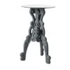 Slide Master Of Love Elephany Gray Bistro Table With Round Top