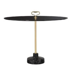 Stand Black Side Table By Ignazio Gardella
