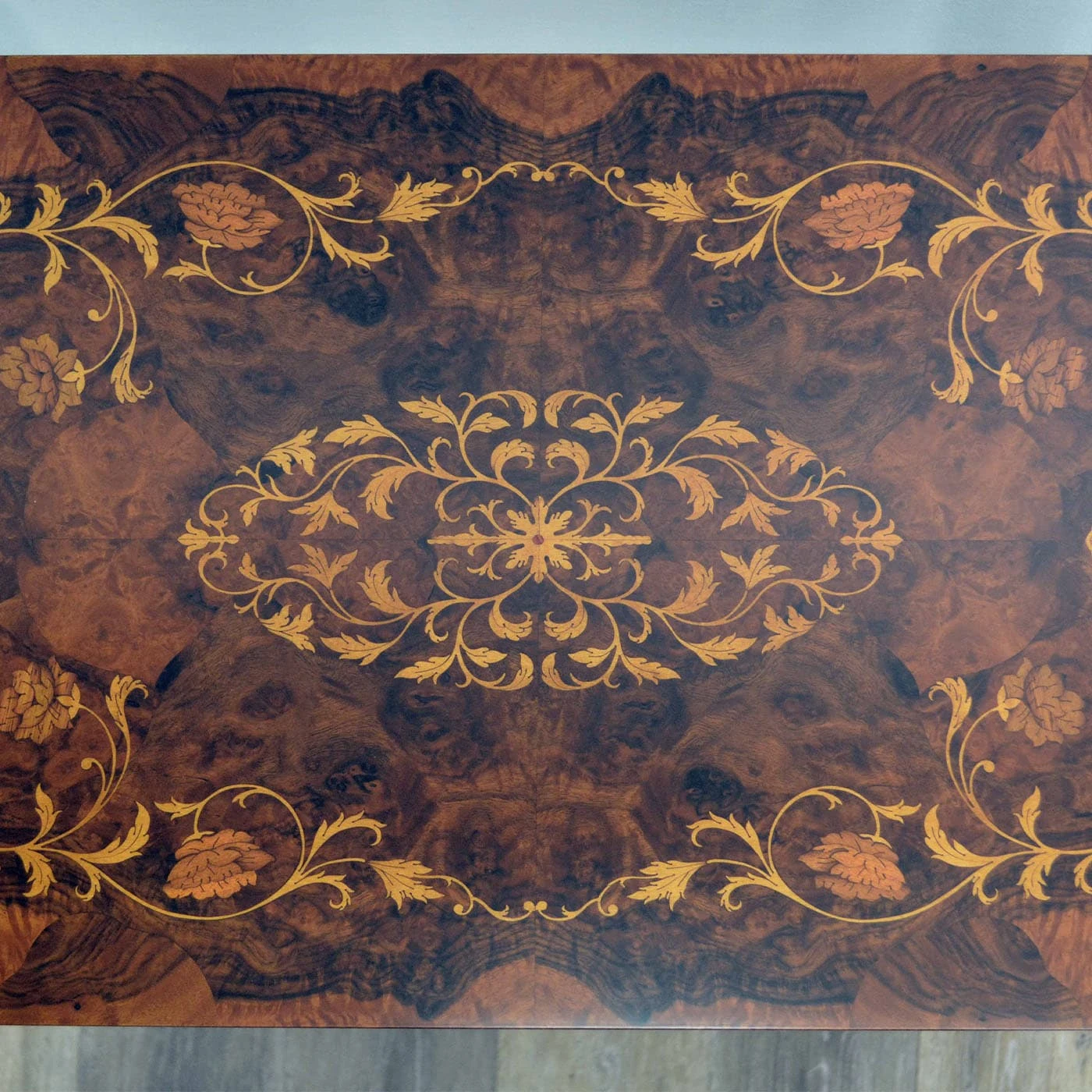 Musical Walnut Briar Side Table With Storage Unit 4 Musical Walnut Briar Side Table With Storage Unit - Image 2