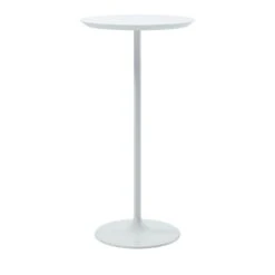 Malena White Round Bistro Table