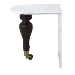 PianoForte Carrara Marble Side Table