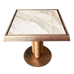 Appoggio Calacatta Oro Square Coffee Table By Ferdinando Meccani