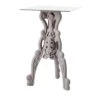 Slide Master Of Love Dove Gray Bistro Table With Square Top