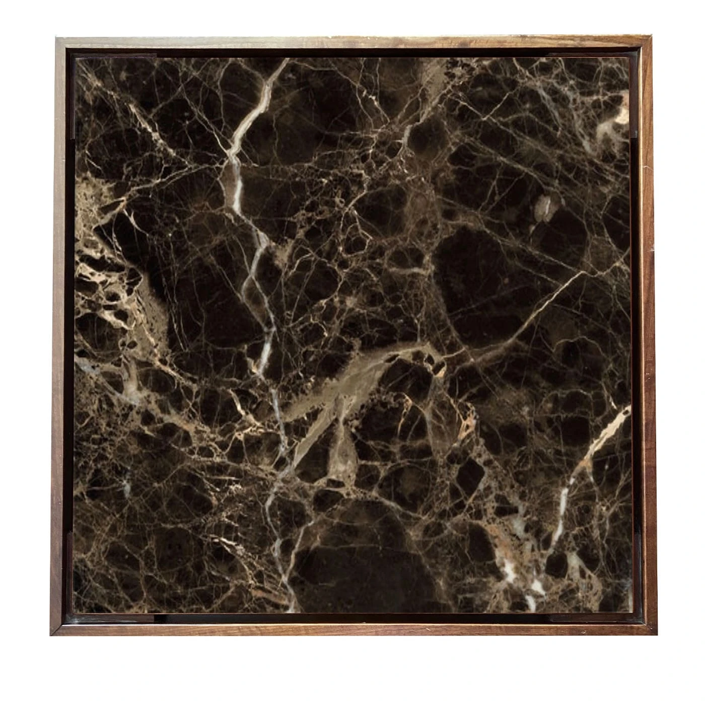 Appoggio Emperador Dark Square Coffee Table By Ferdinando Meccani 6 Appoggio Emperador Dark Square Coffee Table By Ferdinando Meccani - Image 4