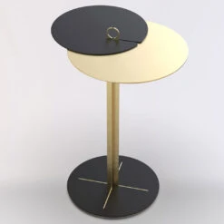 ED021 Black And Brass II Side Table -Slide Sales tecnlory588zanaqchsyd4tmlsss