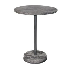 Round Double Fior Di Pesco Silvery Bistro Table