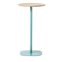 0533-2 Round Light-Blue High Bar Table