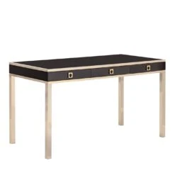 Camilla Desk Black Maple